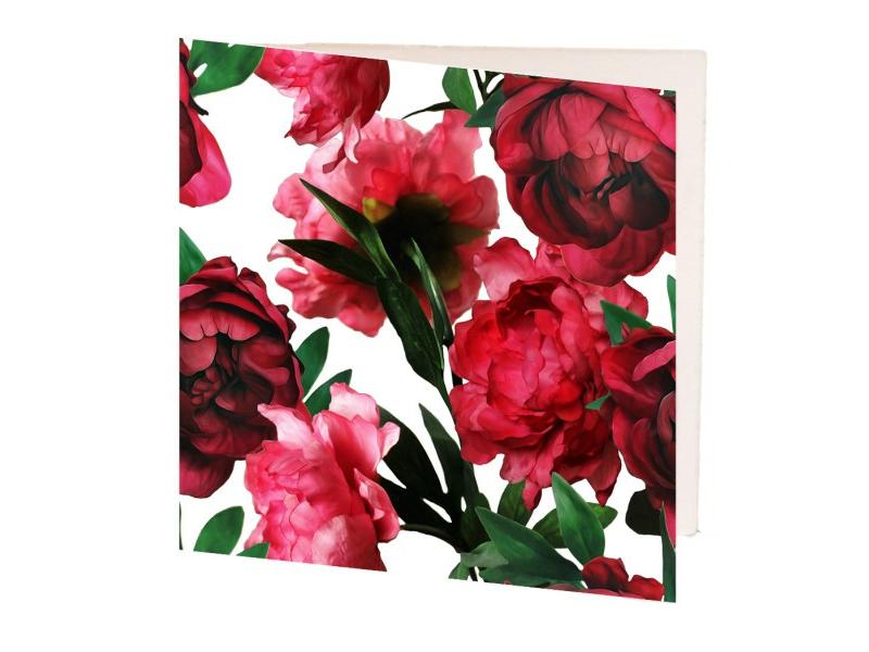 product image for Card Red Peonies 