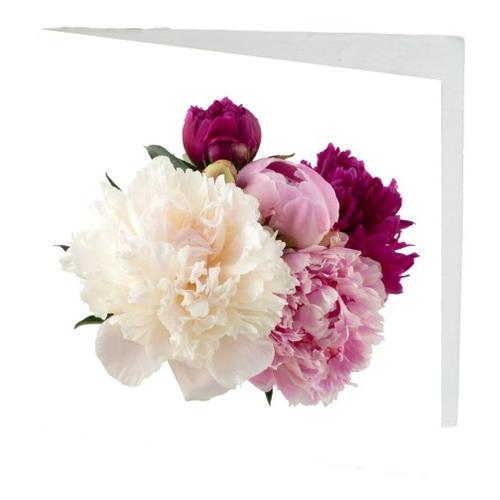 image of Card Peony Bouquet 