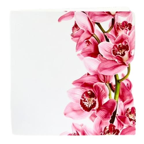 image of Card Pink Cymbidium Orchid flower 