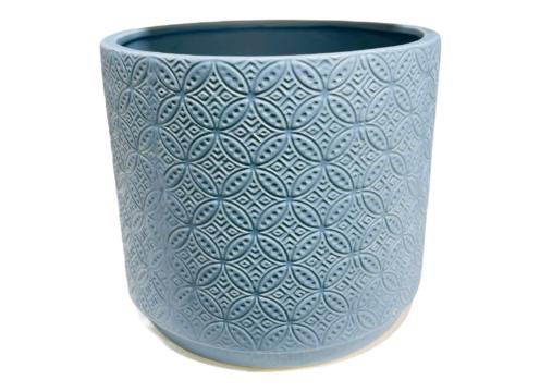 gallery image of Blue Lace ceramic cover pot 