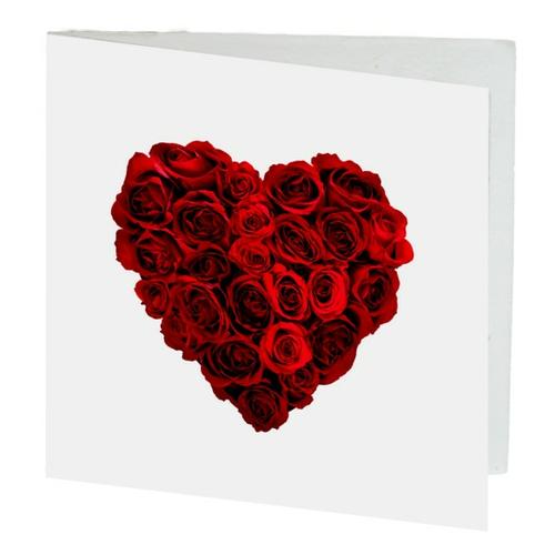 image of Card Red Rose Heart GC53