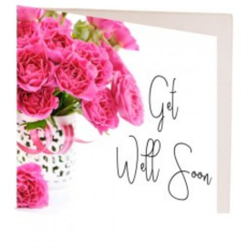 image of Card Get Well Roses CS22